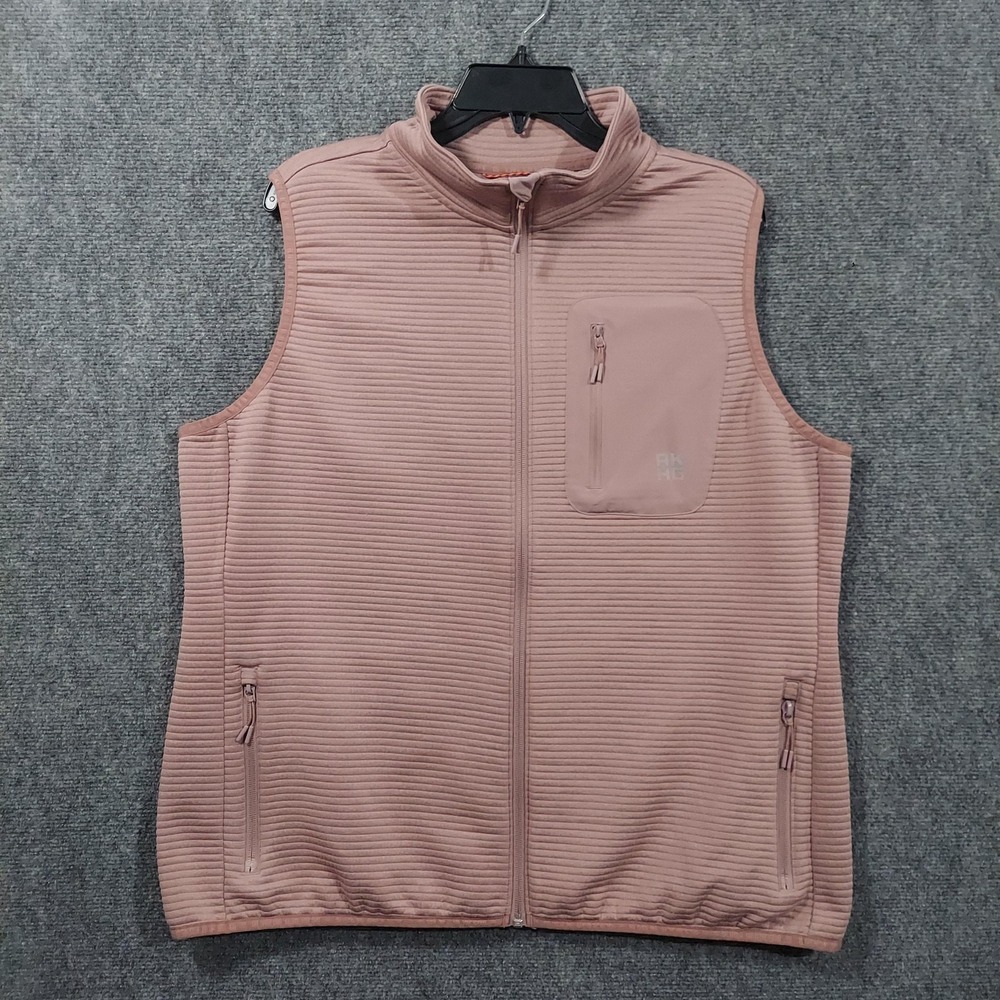 Alaskan‎ Hardgear Vest Mens XL Pink Fleece Full Zip Duluth Trading Co Outdoor